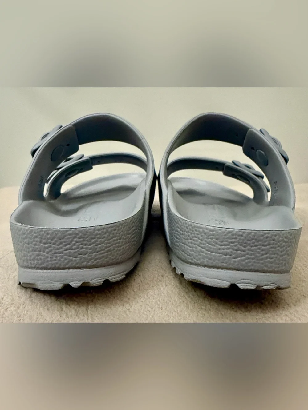 Birkenstock Women’s Arizona Eva Grey SZ 36 Beachy Gorpcore Utility Slide Sandals